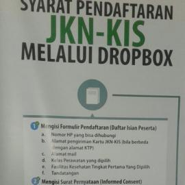 Syarat Pendaftaran JKN-KIS melalui Dropbox