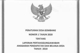 LAPORAN PERTANGGUNGJAWABAN REALISASI APBDES TAHUN 2019 DESA GOMBANG