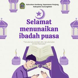 Selamat Menunaikan Ibadah Puasa 1442 H / Tahun 2021