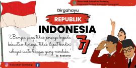 Selamat Hari Kemerdekaan Republik Indonesia ke - 77